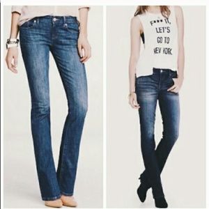 Express barely boot denim